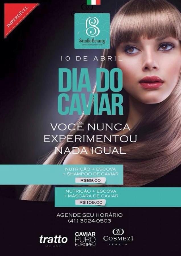 Dia do Caviar no Studio Beauty